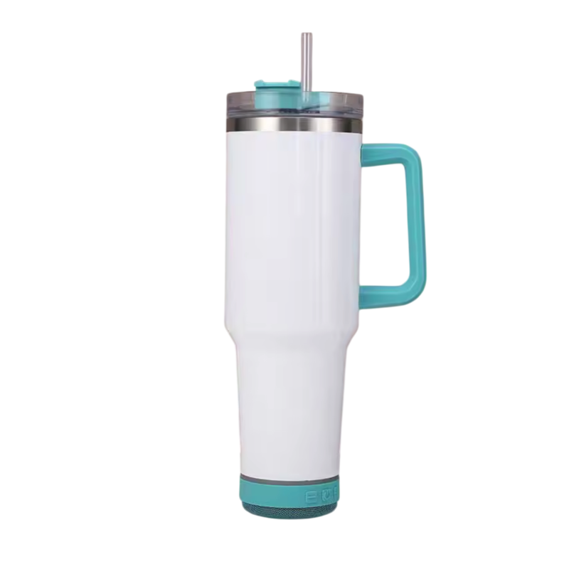 Vaso Viajero 40oz - (con altavoz) Azul