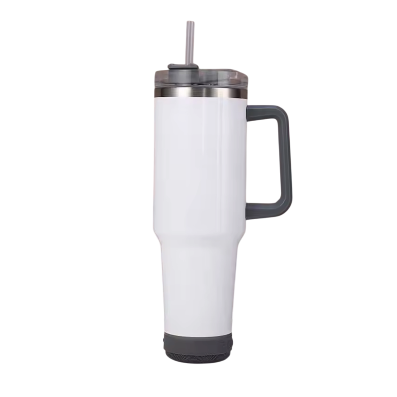 Vaso Viajero 40oz - (con altavoz) Gris