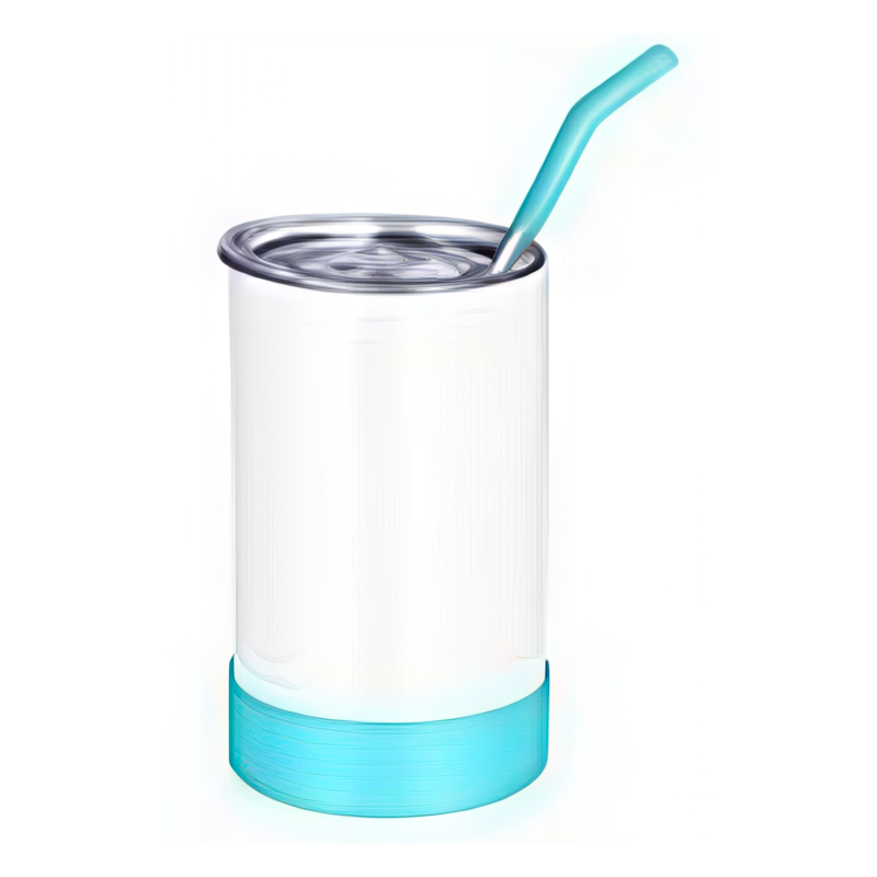 Vaso 12oz - Con base de colores - Azul